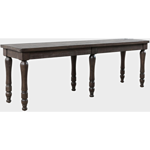 Madison County 54" Dining Bench in Distressed Barnwood Brown